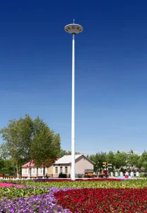 Prime Quality Conical Structure Platform Top High Mast Light Pole for Container Yards