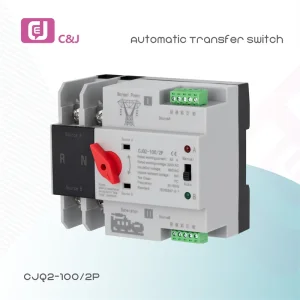 Cjq2-100 2p Interruptor de cambio inteligente ATS WiFi