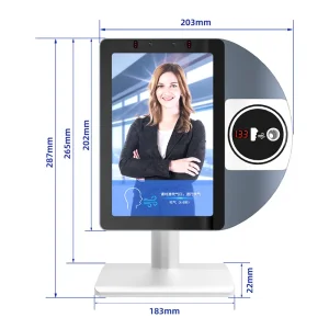 Professional Smart Access Control System Face and Alcohol Breathalyzer Attendance Machine Biometric Access Control Product