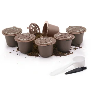 Universal 6 Pods Reusable Metal Coffee Filter System