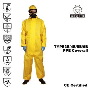 Traje de trabajo protector químico ligero Bestar