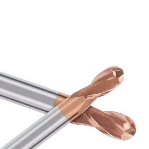HRC45 2 Flutes Ballnose Endmill
