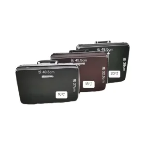 Classic 3-Piece Business Luggage Set 16/18/20 Inch Handheld Briefcase Collection
