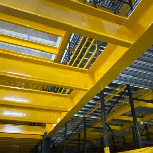 Sistema de estanterías de mezzanine