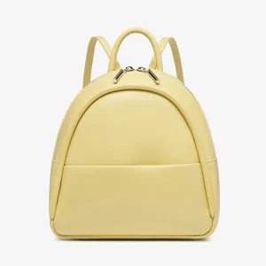 (WX0184) Mochila Mini Estilosa de Couro Macio e Leve para Trabalho e Deslocamento