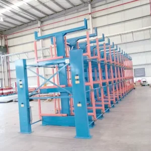 Telescopic Cantilever Racks Redefine Steel Tube Racking Systems CE Certification Powder Coated Finish Corrosion Protection