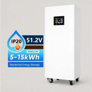 Lithium Ion Battery Home Energy Storage System 51.2V 314Ah 16Kwh 17Kwh Solar Battery With LCD Touch Screen
