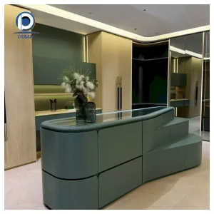 Gabinete de cocina de acero inoxidable personalizado para proyectos de hoteles, apartamentos y residenciales