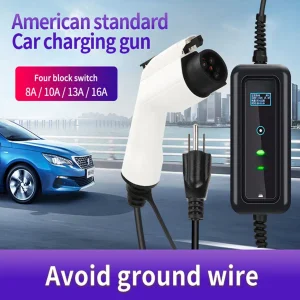 EV Type1 J1772 16A Portable EV Charger with Car New Energy Vehicle American Standard with Carb Requirement