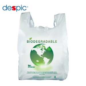 Custom Cheap Eco Friendly Plastic Takeaway Hdpe Gift Thank You Bag Grocery T Shirt Compostable Shopping Vest Plastic Bag