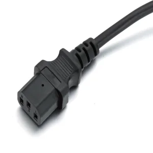 Cabo de Alimentação Conector aprovado pela VDE Europeu 10A 250V IEC C13 e C14