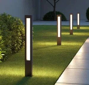 IP65 Die-cast Aluminum Lawn Bollard Light Park Community Landscape Lamp