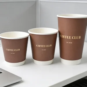 Biodegradable Double Wall Disposable Paper Cup