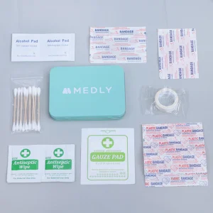 Tinplate First Aid Medical Disposable Kit Small First Aid Box