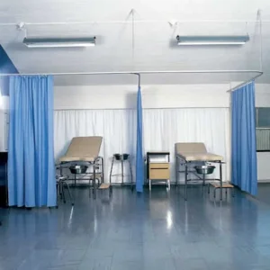 Hot Selling Medical Curtain Flame Retardant Partitions Hospital Bed Cubicle Knitted Curtains