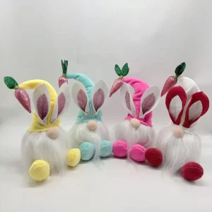 China Easter Bunny Gnome Plush Set