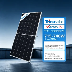 Trina Solar 715-740W Vertex N-type TOPCon