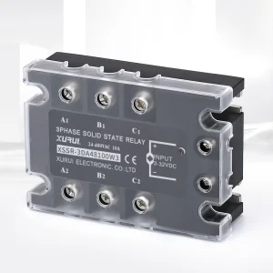 XSSR-3DA48100 3 Phases Solid State Relay / 24vdc Relay / Direct Current Voltage Regulator