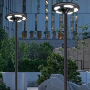 High Power Aluminum UFO Solar Garden Light