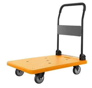 Customized Industrial Assembly Line Trolley for Machine Shops and Assembly Lines Folding Platform Trolley