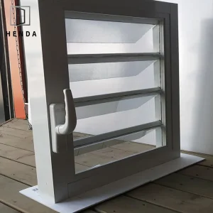 Australian Standard Air Flow Fixed Aluminium Shutter Glass Aluminum Glass Louver Window