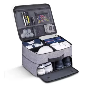 Custom 2 Layer Golf Trunk Organizer Storage Bag Golf Trunk Organizer Car Storage Organizer Bag for Golf Accessories