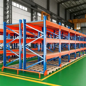 Durable Heavy Duty Steel Pallet Rack System with Corrosion Protection for Industrial Warehouse Storage Solutions