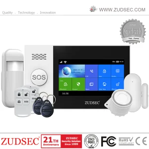 Hottest Tuya Smart APP House Wireless Burglar GSM WiFi Home Security Alarm System