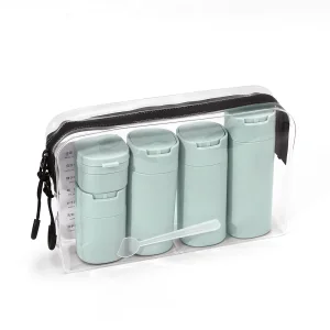 Green Plastic Bottle Set