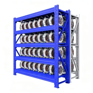 Warehouse Storage Detachable Shelves Steel 4 Layer Boltless Anti-Rust Adjustable Shelving for Storage