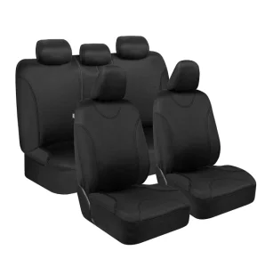 Car Seat Covers All-Purpose Classic Cloth Seat Covers Full Set