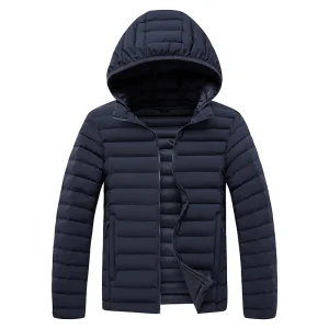 custom logo mens puffer jacket