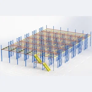 Industrial Mezzanine Structure Metal Storage Oman