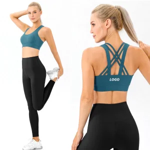 Fancy Strappy Yoga Bra
