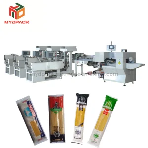 Máquina Automática de Pesagem e Embalagem de Macarrão Espaguete em Saco Plástico Máquina de Embalagem de Alimentos
