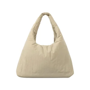 Trendy Women Ladies Lightweight Casual Nylon Padded Quilted Shoulder Puffy Bag