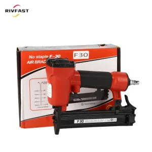 Pneumatic Brad Nailer, 18 Gauge Air Brad Nail Gun with 1000PCS Nails for Upholstery, DIY Project, Woodworking