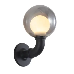 Elegant Nordic Glass Globe Wall Sconce with Energy-Saving LED