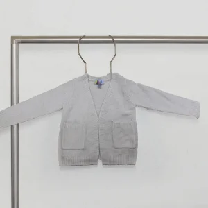Women's Vintage Nurse Cardigan V-Neck Knitwear with Ruffles Single Breasted Outerwear for Winter Duty Front Logo