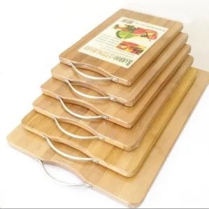 Wholesale Bamboo Cutting Board with Chopping Board for Kitchen, Cheese, and Food Serving Tray, Charcuterie