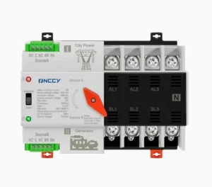 Solar Power Safety 690V C 16A 100A 5000 Times Mechanical Life Automatic Transfer ATS