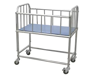 (MS-P200) Hospital Pediatric Stainless Infant Bed Baby Newborn Bed
