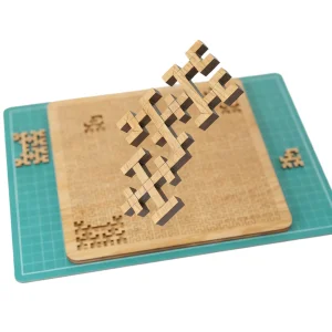 Montessori Wooden Puzzle Game Logic Geometry Challenge