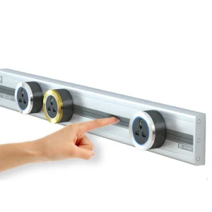 Embedded Socket Flexible Power Outlet System Power Extension Track