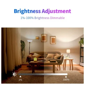 Smart WiFi 220V RGB LED Bulb E26/E27 APP Control