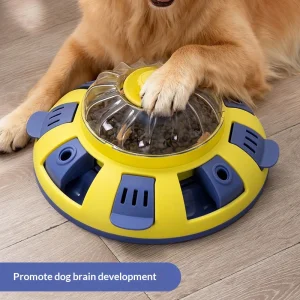 Dog & Cat Puzzle Toy Adjustable Feeder