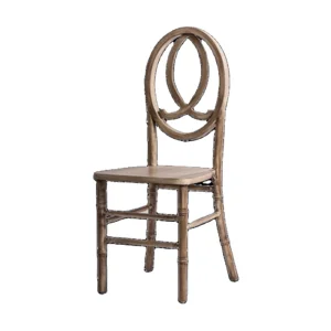 Stackable Wood Phoenix Chair for Outdoor Wedding