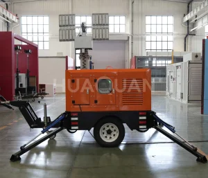 برج إضاءة ديزل محمول 15kw 20kVA