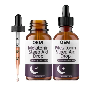 Melatonin Spray Drops Help You Fall Asleep Natural Herbal Hypnotic Sleep Cycle Melatonin Oil OEM