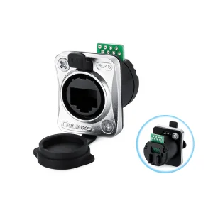 Yt-RJ45 Ethernet Network Adapter Waterproof Aviation Plug Data Transmission Cnlinko Electrical Connector